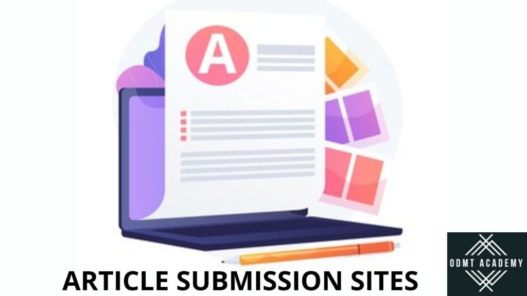 article submission sites list