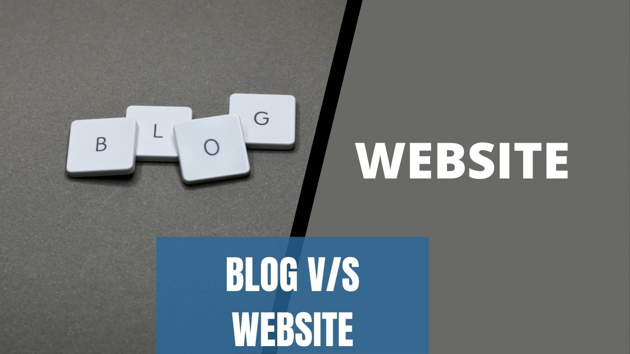 difference between blog and website