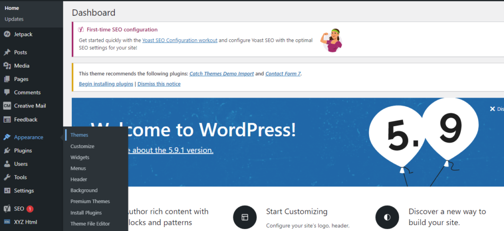 WordPress theme
