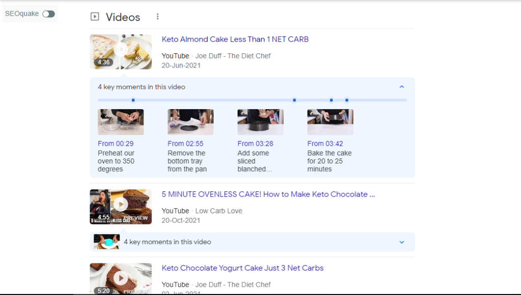 What is SERP - youtube videos