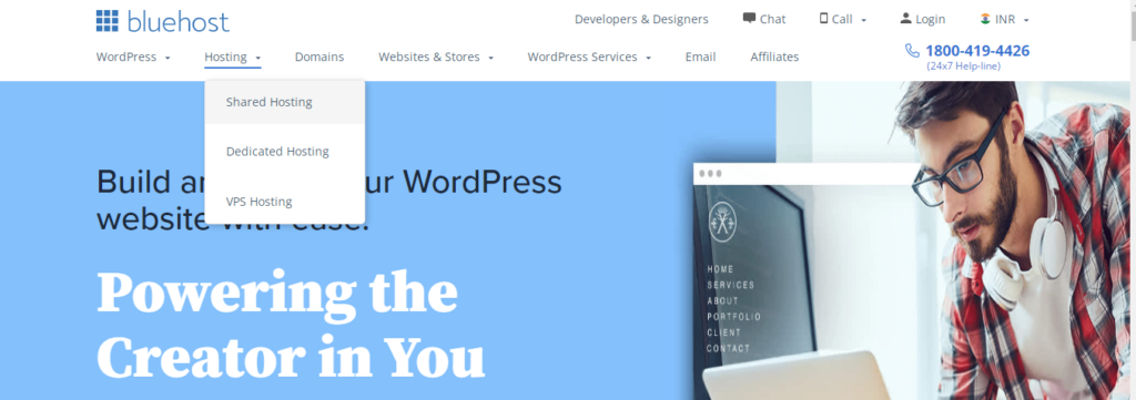 buy domain and hosting - shared hosting