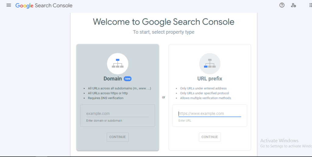 Submit your website to google