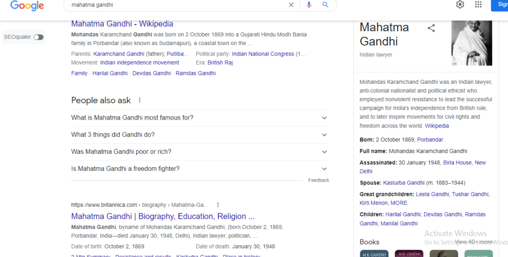 google knowledge graph
